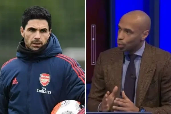 BREAKING NEWS: According to Fabrizio Romano, Arsenal legend Thierry Henry has advised Mikel Arteta to consider unconventional tactics for the upcoming match against Tottenham Hotspur. Henry suggests that Arteta should either deploy star player Leandro Trossard in an unfamiliar midfield role or give promising academy youngster Ethan Nwaneri a chance. Henry explained, “With three key players out and facing a ruthless Tottenham, we need a strategic plan. To secure all three points, Arteta should start Trossard in midfield. Although he usually plays on the wing, Trossard has the capabilities and qualities to perform as an attacking midfielder, similar to Ødegaard, whether as a No. 8 or No. 10.” Henry’s comments emphasize the need for creative solutions given the current midfield crisis.