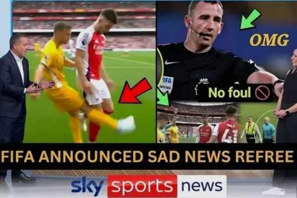 FIFA finally gives devastating judgment on referee Chris Kavanagah for his hasty blunder vs Brighton. He is now suspended from officiating till next year.