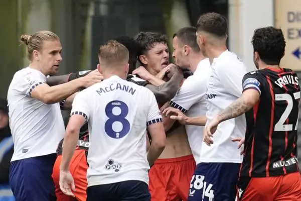 BREAKING Preston striker handed lengthy ban for biting Liverpool player Owen Beck